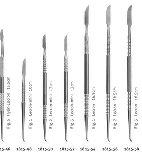 Couteau à cire Lecron en acier inoxydable Accuram, instrument professionnel à double extrémité avec option de logo personnalisé - Product Image 2