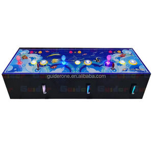 2025 Crazy <strong>Software</strong> All in One Game Portable Wooden Cabinet 3 Players Fish Game Cabinet Poseidon's Realm - Product Image 1