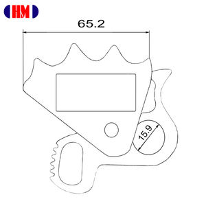 Equipo de protección industrial Detención de caídas con agarre de cuerda de aluminio de ojo - Product Image 3