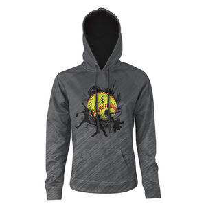 Sweat-shirt personnalisé pour homme en polaire avec impression par transfert thermique, vêtements d'équipe pour sports d'hiver, OEM - Product Image 4