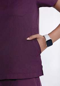 Premium Anti-Wrinkle Soft Polyester Spandex Unisex <b>Nursing</b> Scrub Sets Washable Hospital Doctor Scrub Suits - Product Image 3