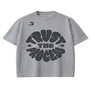 T-shirt en coton uni pour hommes, femmes et unisexe, style streetwear oversize, prix de gros, logo personnalisé, vente en gros - Product Image 3