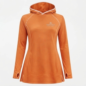 Haut de bain à manches longues pour femme, protection UV, style sportif, prix de gros, coupe modeste - Product Image 1