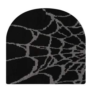 Gorros de Mohair Acrílico/Algodón Elásticos con Puño, de Secado Rápido, con Logotipo Jacquard Personalizado Sublimado y Lazos de Puntos, MOQ Bajo - Product Image 6