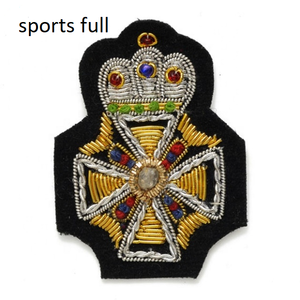 Handmade Embroidered Lace Metal Decorative Buckle with PU Customized Logo for Hats & Garments-Wholesale Pakistan - Product Image 2