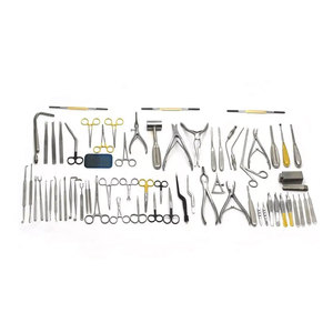 Kit d'instruments chirurgicaux manuels en acier pour la chirurgie nasale, la mini-gynécologie, l'orthopédie de base, la laparotomie, la chirurgie vétérinaire, la chirurgie du genou, la chirurgie mineure et la chirurgie nasale majeure, 10 pièces - Product Image 3