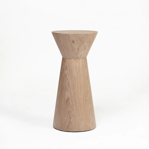 Handcrafted Wooden End <b>Table</b>, Rustic <b>Side</b> <b>Table</b> for Living Room, Bedroom Accent Furniture - Product Image 2