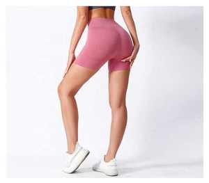 Shorts Deportivos de Cintura Alta con Efecto Push-Up, 25 Colores, para Gimnasio, Yoga, Fitness, Running, Sin Costuras, Transpirables, con Logotipo Personalizado, Proveedor OEM - Product Image 2