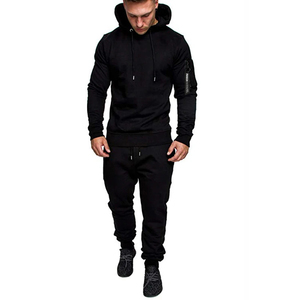 Chándales Deportivos de Primera Calidad, 100% Algodón, con Logotipo Personalizado, para Hombre, Invierno, Estilo Urbano, Chándal de Felpa - Product Image 4