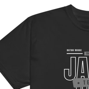 T-shirt graphique épais noir pour adolescent avec imprimé lettres, décontracté en coton à manches courtes, haut streetwear, vêtement de mode - Product Image 5