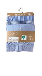 Calzoncillos Bóxer Premium para Hombre, 100% Algodón, Personalizados, Transpirables, Antibacterianos, Ecológicos, con Logotipo en la Cintura, Diseño Liso - Product Image 2