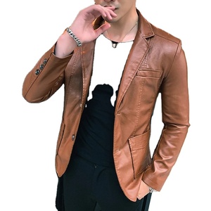 Customizable OEM High Quality Winter <b>Jacket</b> <b>for</b> <b>Men</b> Genuine Leather Canvas Front Logo Quick Dry Breathable Zipper Closure Sale - Product Image 3