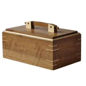 Simple Design Mango Acacia Wood Jewelry Box Wholesale Manufacturer New Design Handmade Wooden Jewelry Box Supplier