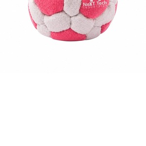 Hacky sack Pink and White Plush Soft Toy for Kids Playtime <b>Fun</b> - Product Image 4