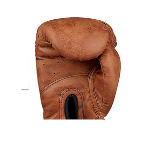 Gants de boxe MMA Sanda professionnels en cuir véritable de qualité supérieure, imperméables, logo personnalisé, évacuation de l'humidité, respirants - Product Image 4