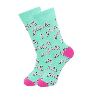 Calcetines de Algodón Coloridos y Atrevidos, Diseño Moderno, Transpirables y Elegantes para Ropa Urbana, Casual y Diaria, para Invierno, de Caña Alta - Product Image 3
