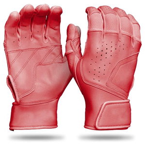 Guantes de Béisbol de Alta Adherencia con Diseño Personalizado, Fabricados en Cuero Rojo, Servicio OEM - Product Image 1