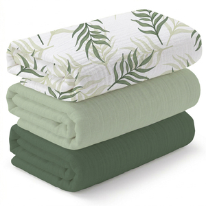 Couverture en mousseline de bambou Bambu Basics, douce pour vous et pour la planète, couverture pour bébé, ultra douce et respirante. - Product Image 1