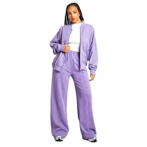 Servicio OEM, Precio Bajo, Chándal Deportivo para Mujer, el Más Vendido, Chándal Deportivo con Lavado Ácido para Mujer, Chándales con Lavado Ácido Personalizados - Product Image 1