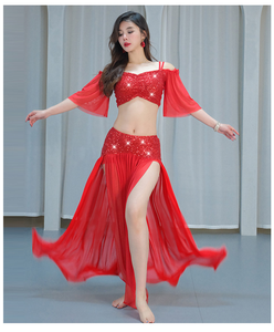 Venta al por Mayor de Trajes de Danza del Vientre Sexys de Alta Calidad, los Últimos Modelos de Vestuario para Espectáculos de Danza para Mujeres - Product Image 3