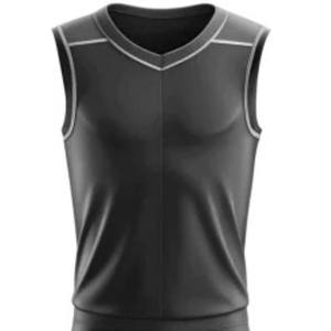 Uniforme de Baloncesto sin Mangas Transpirable de Alta Calidad, Color y Logotipo Personalizados, 100% Poliéster, Servicio OEM, Venta al Por Mayor, Todas las Temporadas - Product Image 2