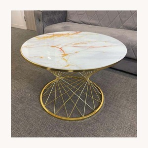 Luxury Contemporary Metal And Marble Coffee <b>Table</b> Stylish New Arrival Customized Modern Coffee <b>Table</b> For Hotel - Product Image 5