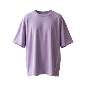 เสื้อยืดโอเวอร์ไซส์ทรงหลวมสไตล์วินเทจสำหรับผู้ชาย ผ้าหนา ซักย้อมแบบแอซิดวอช แขนสั้น 100% คุณภาพพรีเมียม ขายส่ง - Product Image 1