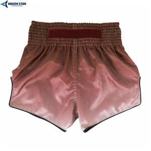 Professional Sporty High Waist MMA Training Fight Shorts Men Vintage Solid Lightweight Woven Satin Fabric Drawstring Quick Dry - Product Image 6