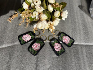 Fábrica personalizada hecha a mano, llavero de cuero con forma de botella, llavero de coche, venta al por mayor, llaveros de cuero de vaca genuino - Product Image 4