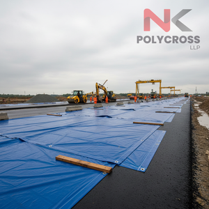 Lona de Protección para Asfalto, Impermeable y Resistente, para Uso en Construcción de Carreteras y Protección de Superficies - Product Image 4