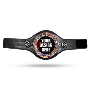 Cinturón de Campeonato de Lucha Libre con Logotipo Personalizado, Correa de Cuero, Talla Adulto Unisex, Cinturón de Título de Artes Marciales de Alta Calidad con Placas de Metal de Latón - Product Image 1