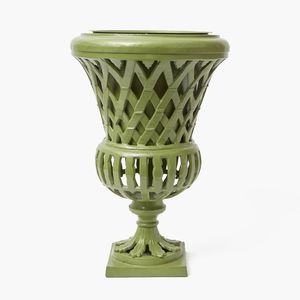 Urne de jardin en bois sculptée à la main, pot de fleurs rustique d'extérieur avec base carrée, style vintage pour la décoration de plantes vertes - Product Image 3