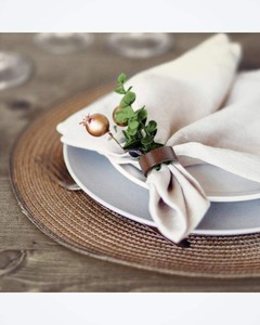 Round Natural <b>Wooden</b> Napkin Rings for <b>Rustic</b> <b>Table</b> Setup and Everyday <b>Dining</b> Store rating - Product Image 6