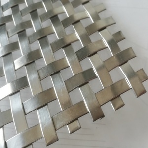 Malla metálica plana de acero inoxidable de alta calidad para techos y marquesinas - Product Image 4