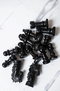 ILAHI's Eco-Friendly Rustic Polished Rectangle <b>Chess</b> <b>Board</b> Game 100% Handmade Pure Wood Animal/Love Style Customized Size <b>Chess</b> - Product Image 4