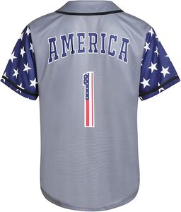 Uniforme de Béisbol al por Mayor - Jersey con Botones Completos sin Estampado - Ropa Deportiva de Malla con Bordado Personalizado para Equipos de Béisbol - Product Image 2