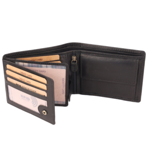 High Quality Leather <b>Wallet</b> with Multiple Compartments <b>RFID</b> Secure Ideal for Everyday Carry Available At Best Market Price - Product Image 5
