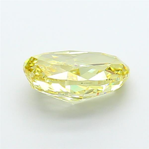 Diamant de laboratoire ovale jaune intense fantaisie, pierre de luxe pour joaillerie fine, brillant étincelant, certifié CVD, pierre précieuse en vrac - Product Image 3