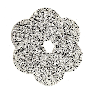 Posavasos de Vidrio con Cuentas de Alta Calidad, Estilo Chic, Resistentes a los Arañazos, para Mesa de Café, Artesanía, para Halloween - Product Image 5