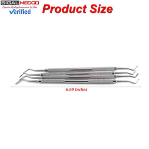 Professional Dental Probes Composite Filling Plugger 6.69 Inch Composite Dental Medic Instruments Regular Set of 4 High Quality - Product Image 5