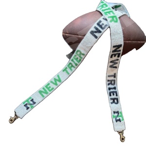 CRYSTAL CRAFT Color personalizado Estilo India Correa de monedero con cuentas de vidrio con logotipo personalizado-Accesorios de uso diario - Product Image 1