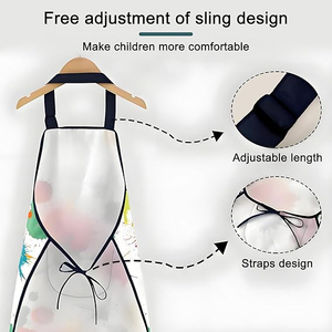 Juego de Delantales de Arte Ajustables con Bolsillos de Poliéster/Algodón para Niños, Unisex, Personalizados, para Pintura, Manualidades y Cocina - Servicio OEM - Product Image 6