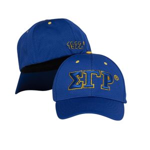 Gorra de béisbol SGRho para mujer, personalizada con bordado, ajustable, deportiva, informal, para hermandades, moda, sombrero para el sol, ropa con letras griegas - Product Image 1