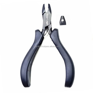 Professional Hair <b>Extension</b> Pliers Non-Slip Handle Stainless Steel <b>Micro</b> Ring Bead Tool for Salon Use 1.5 mm 2.5 mm diameter - Product Image 1