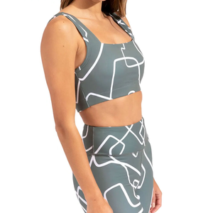 Conjunto de Yoga para Mujer, Top Deportivo y Leggings Sin Costuras, Ajustados, de Spandex y Poliéster, Ropa Deportiva para Gimnasio y Entrenamiento - Product Image 5