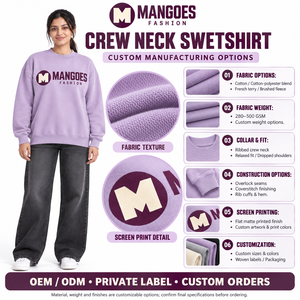 Sudadera de Forro Polar Personalizada con Apliques Bordados, Cuello Alto, Manga Larga, para Mujer, Talla Grande, Poliéster y Algodón, para Invierno y Todas las Temporadas - Product Image 6