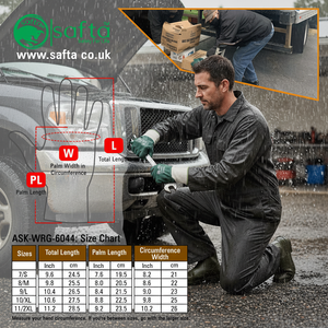 Guantes de trabajo impermeables, guantes de jardinería de cuero resistentes para hombres y mujeres, guantes de jardín resistentes a cortes y espinas - Product Image 5