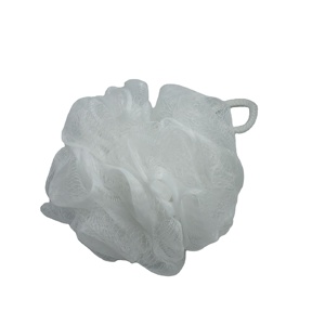 Nueva alta calidad cómoda al por mayor personalizar limpieza de la piel exfoliante Loofah PE Net Ecológico Ducha Bola de esponja de baño suave - Product Image 3