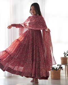 Islamic Clothing Two Piece Winter Abaya Modest Dress Ladies Wholesale Manufacturer Elegant Linen Chiffon High Street 68177 - Product Image 5