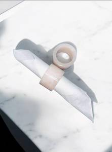 Eco-Friendly <b>Modern</b> Luxury Napkin Ring Pattern Resin Napkin Holder Buckle Custom Hotel - Product Image 3